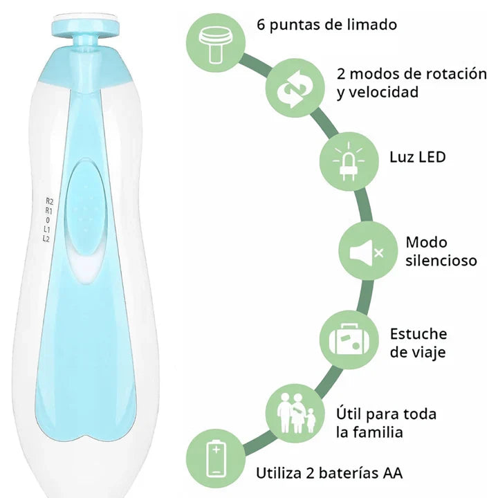 BabyPro ™️ - Cortauñas Eléctrico para Uñas de Bebé