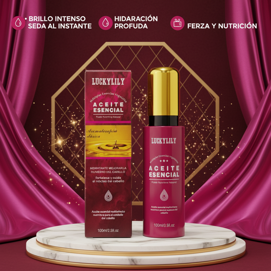 Lucky Lily™ – Aceite Reparador para un Cabello de Ensueño✨