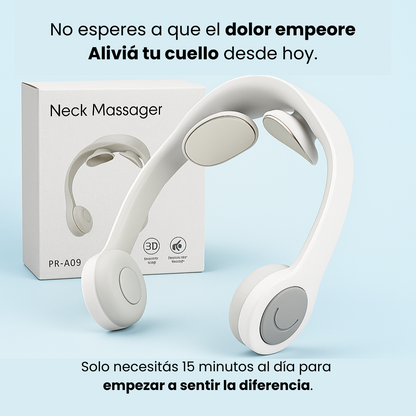 AlivioX™– Masajeador Cervical Inteligente con Tecnología EMS