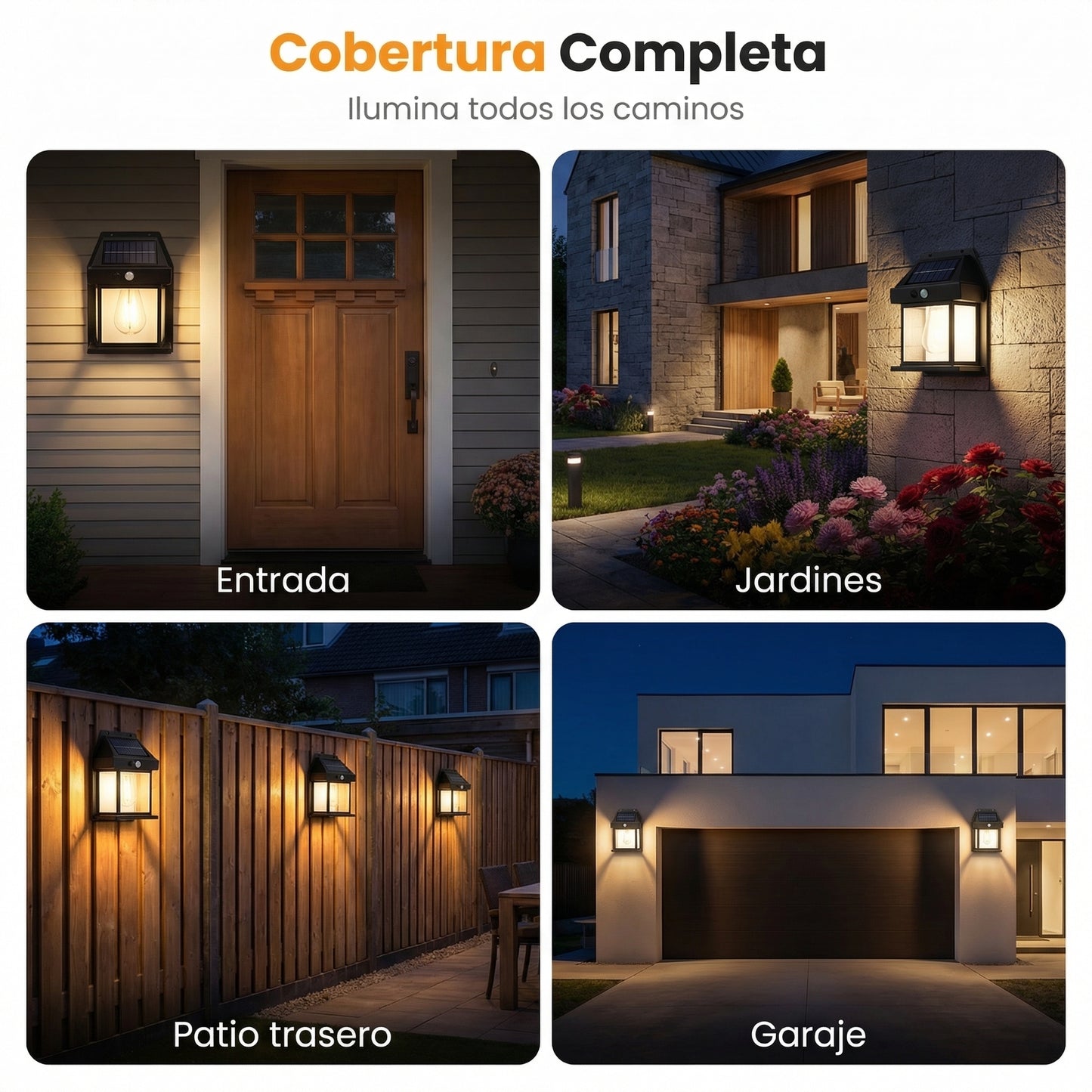 Promo 2x1: Farol Led Solar con Sensor de Movimiento
