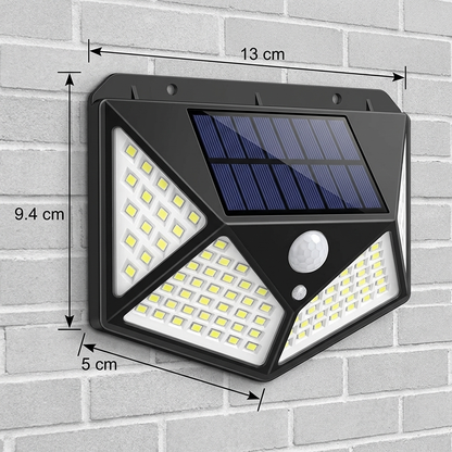 Promo 2x1: Lampara Solar 100 LED con Sensor de Movimiento