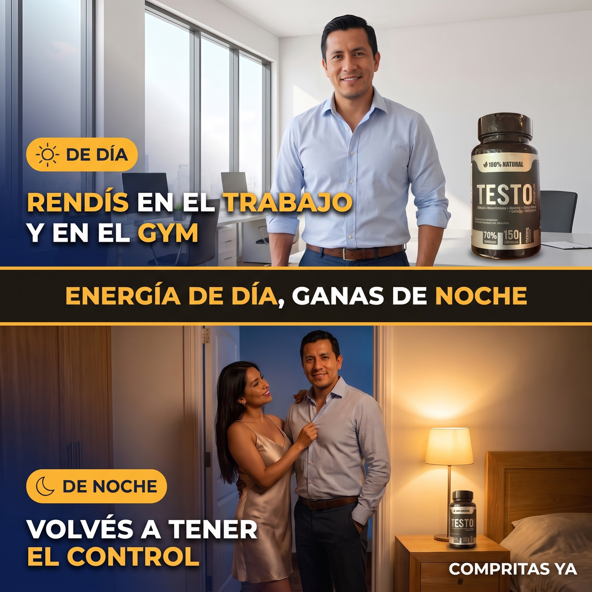 TESTO Premium™ - Energía de día, ganas de noche